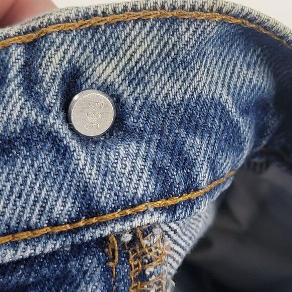Vintage 90s Levi's 505 Straight Leg Jeans Men’s 35x29 Levi's Vtg Baggy Pants - Picture 6 of 16